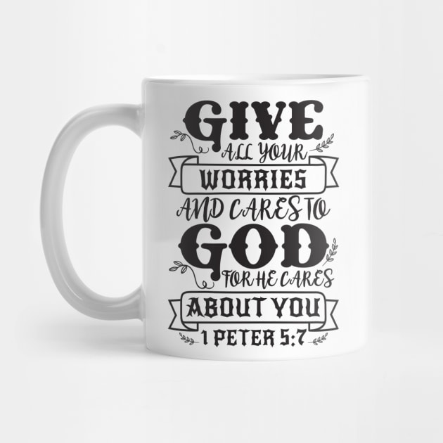 1 Peter 5:7 by Plushism